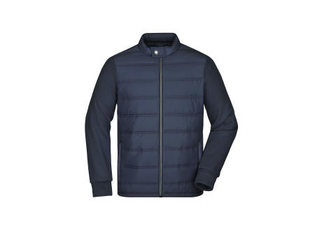Product image Men's Hybrid Sweat Jacket - Modische Sweatjacke in attraktivem Materialmix Werbeartikel