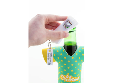 Flaschenöffner/Schlüsselanhänger Soccer Werbeartikel