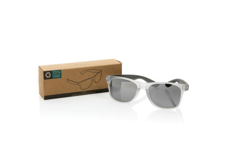 Gleam Sonnenbrille aus RCS rec. PC mit verspiegelten Gläsern bedrucken