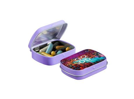 Mini Klappdeckeldose mit Süßigkeiten Werbeartikel