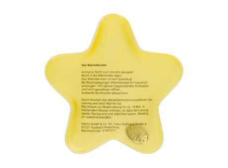 Gel-Wärmekissen "Stern" Werbeartikel