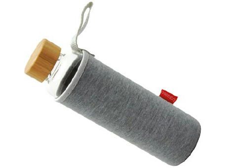 Product image Glasflasche 'Reisui', 500ml, Neoprenhülle bedrucken