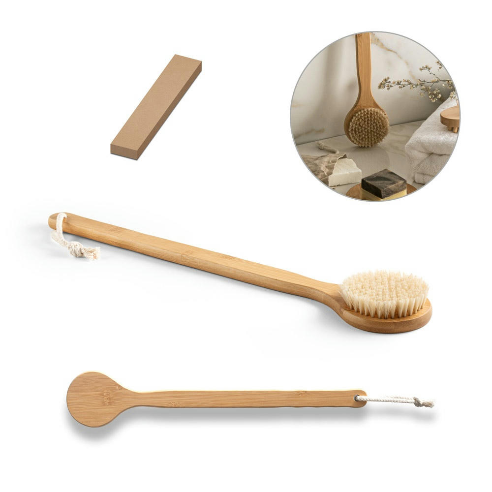 Product image ARKIN. Badebürste mit Bambuskörper Werbeartikel
