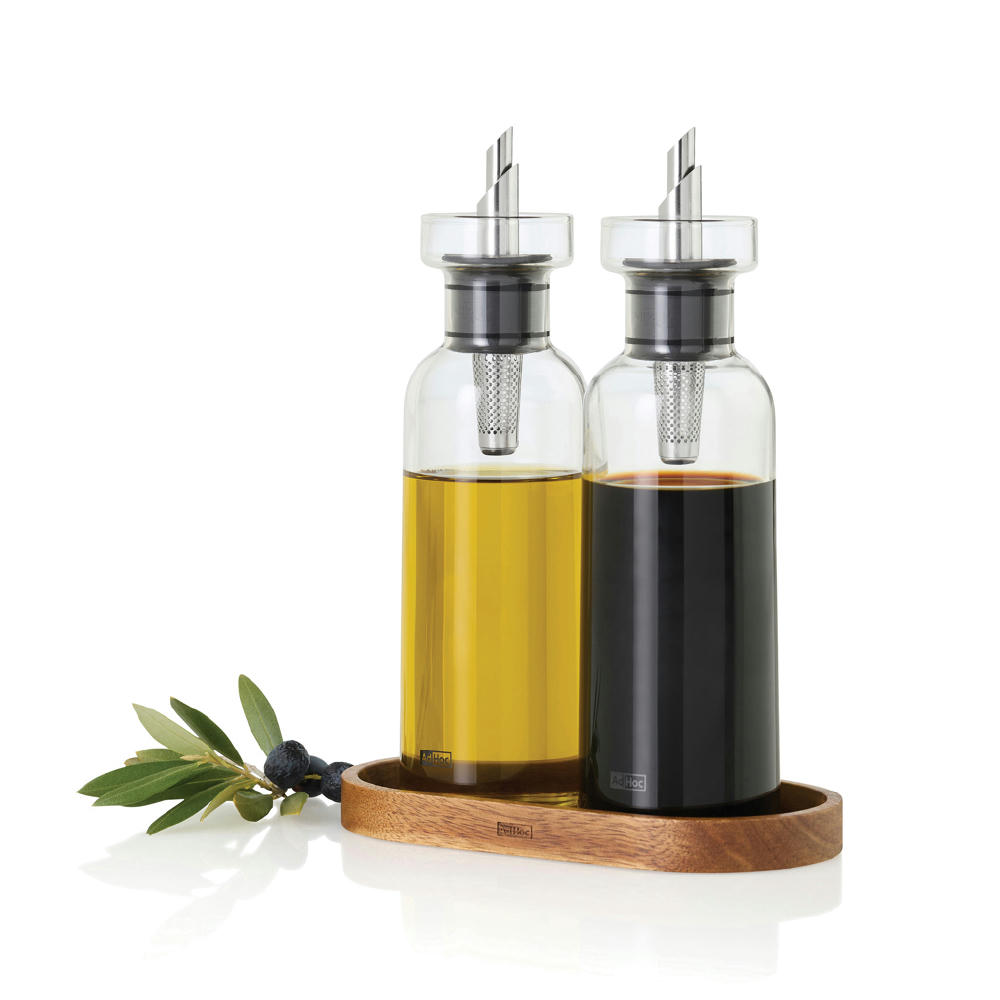 Product image AdHoc Menage AromaPour Öl- und Essigspender-Set 300ml Werbeartikel