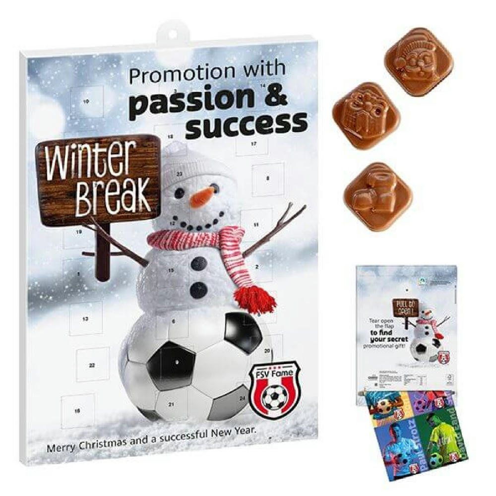 Werbeeinleger Adventskalender INDIVIDUELL Werbeartikel