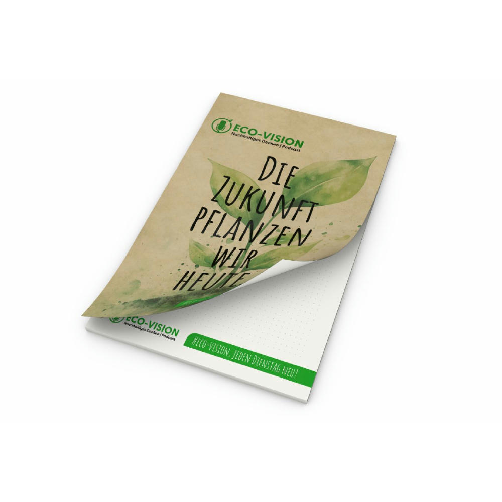 Product image Schreibblock Cover Recycling Werbeartikel