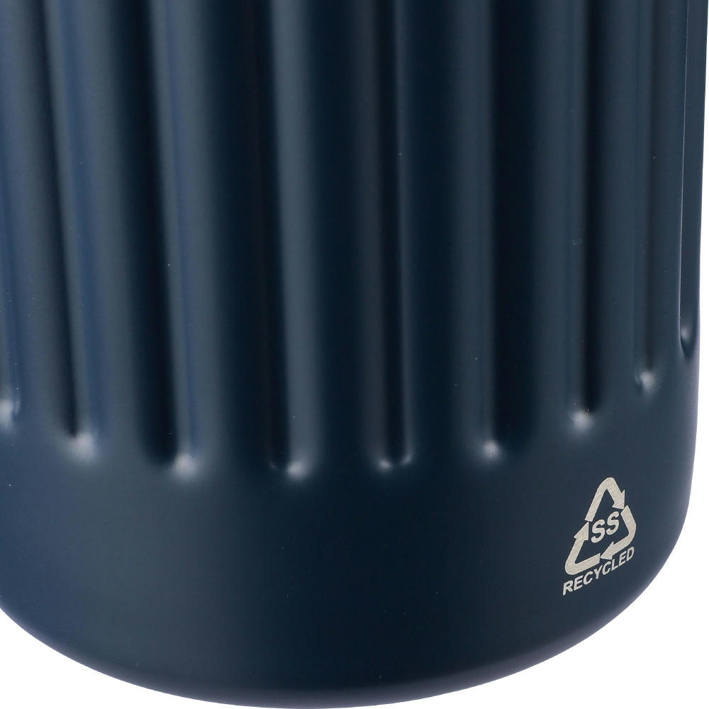 Recycelte doppelwandige Trinkflasche aus Edelstahl (500 ml), Lior Werbeartikel