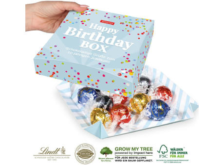 Product image PRÄSENTBOX MIT LINDT LINDOR PRALINÉS Werbeartikel