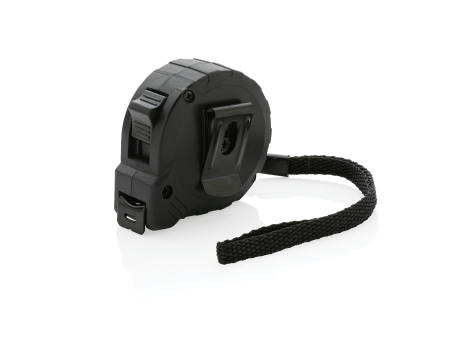 3m/16mm Maßband mit Stop-Taste aus RCS recycelt. Kunststoff bedrucken