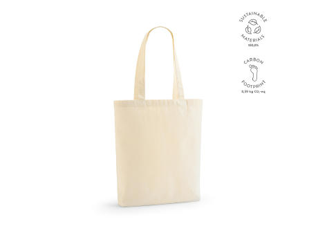 Annapurne Einkaufstasche recy.Baumwolle (180 g/m²). Mit Bodenfalte bedrucken