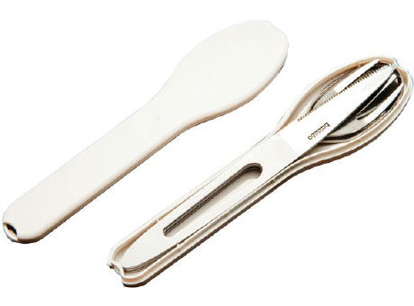 Besteckset 'Calgary', mit ABS box Werbeartikel