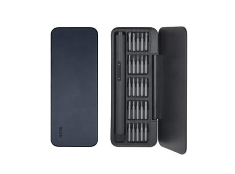 Hoto Elektro-Präzisionsschraubendreher Grau Werbeartikel