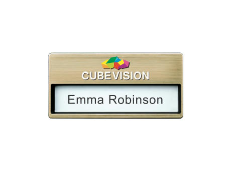 Badge Oliver White Werbeartikel