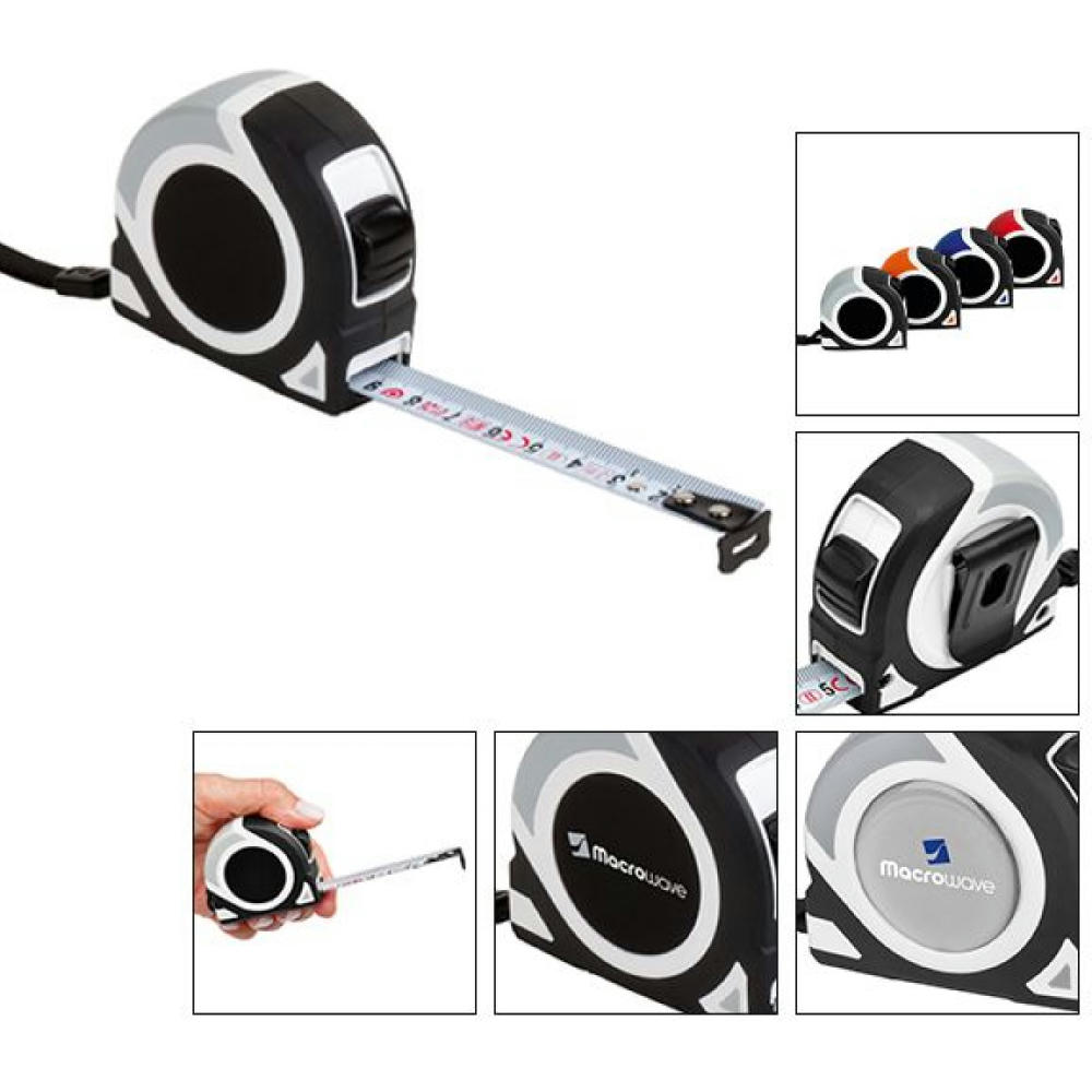 Product image Bandmaß "Triple 3 M grau" Werbeartikel