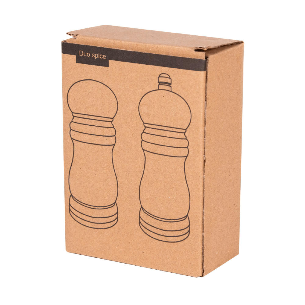DUO SPICE - Salzstreuer & Pfeffermühle im Set Werbeartikel