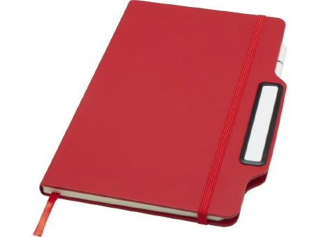 Product image Nexus A5 Hardcover Notizbuch mit Kugelschreiber und Bleistiftset (schwarze Mine) Werbeartikel