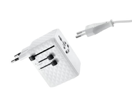 TROIKA Reiseadapter WORLDWIDE PULL 35 Werbeartikel