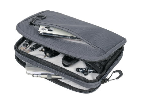 Product image TROIKA Kabeltasche BLUE CYCLE TECH POUCH 2 bedrucken