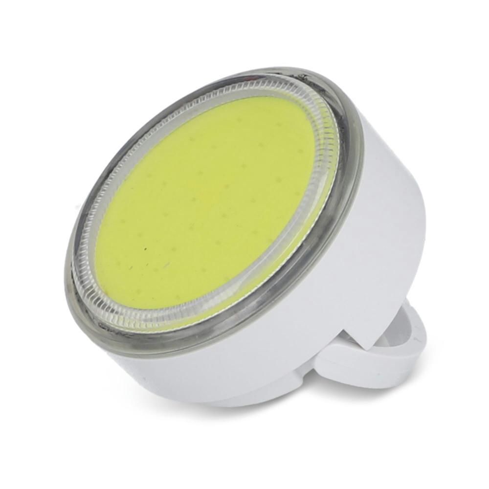 Product image Weiße aufladbare Multifunktionsleuchte mit runder COB-Leuchtfläche – Arbeitsleuchte als Werbeartikel