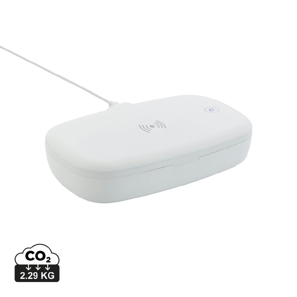 Product image UV-C Sterilisations-Box mit 5W Wireless Charger Werbeartikel