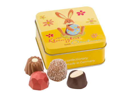 Geschenkartikel / Präsentartikel: Kleinigkeit vom Osterhasen - Pralinen 50 g Werbeartikel
