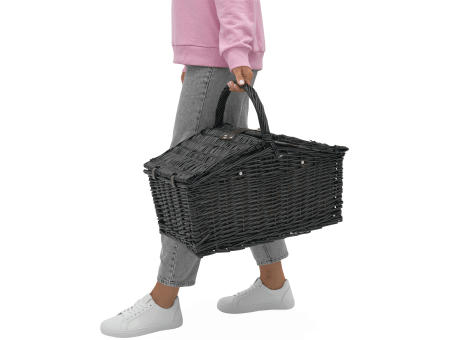 RICHMOND PARK - Weiden-Picknickkorbfür 4 Personen Werbeartikel