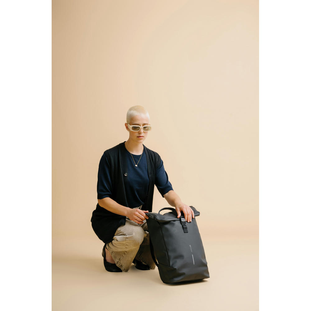Urban wasserabweisender Flap-Top Rucksack Werbeartikel
