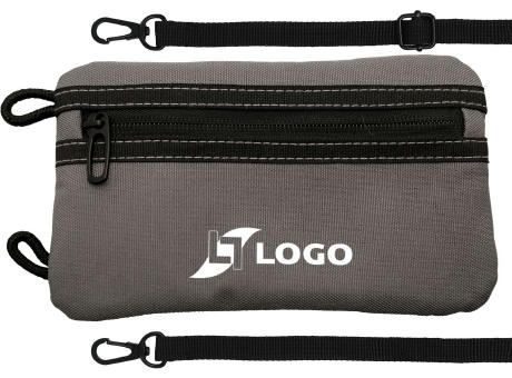 Organizer-Täschchen 'Soria', grau bedrucken