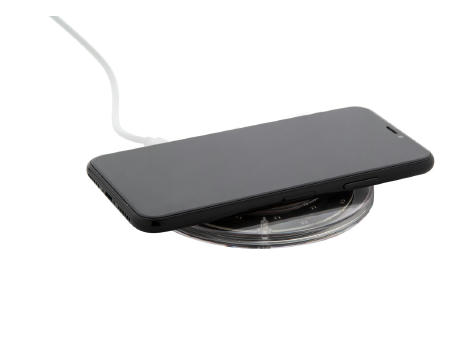 transparenter Wireless-Charger SeeCharge Werbeartikel