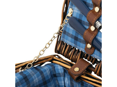 SUMMERTIME - Weiden-Picknickkorb Werbeartikel