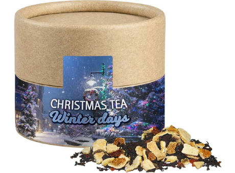 Product image Wintertage Tee, ca. 30g, Kraftpapierdose Mini Werbeartikel