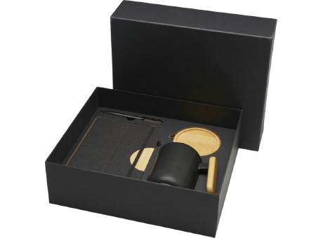 Carmen A5 Hardcover Notizbuch und Kugelschreiber Set (schwarze Mine) bedrucken