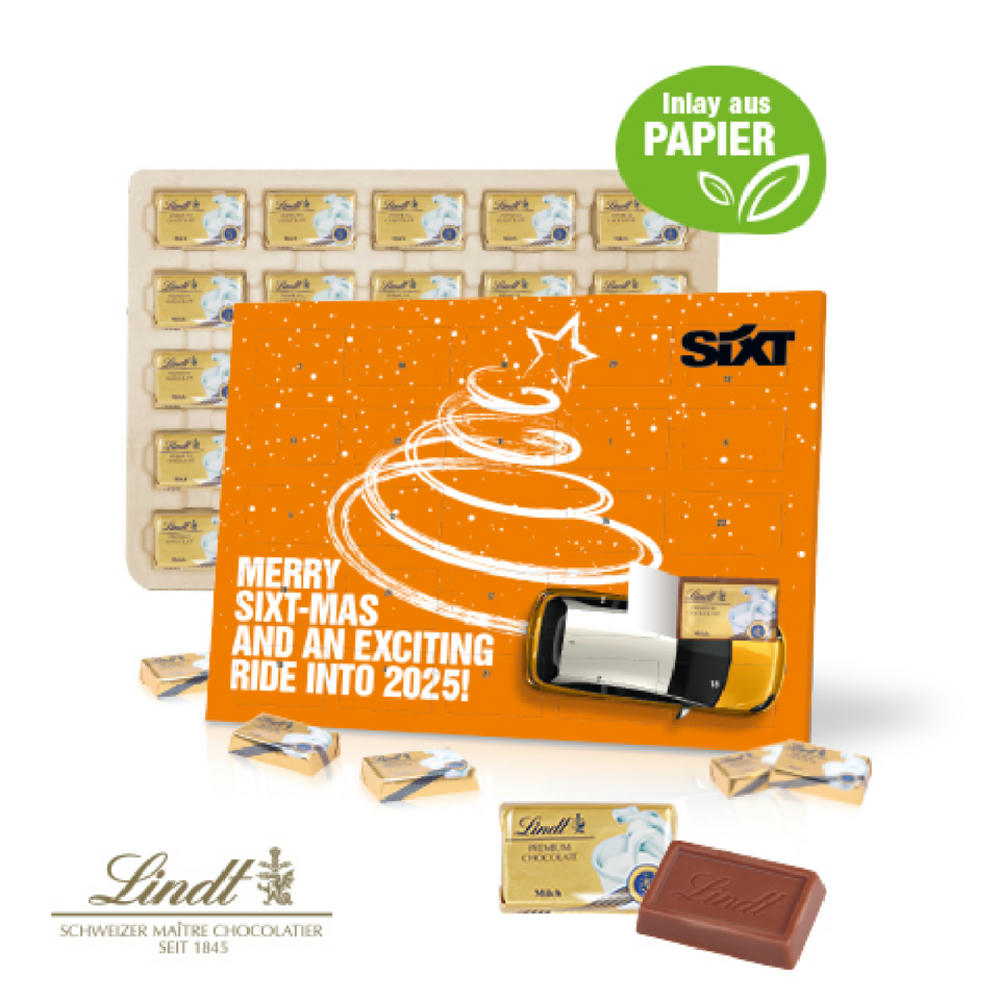 Product image Tisch-Adventskalender Lindt "Select Edition", Inlay aus Papier Werbeartikel