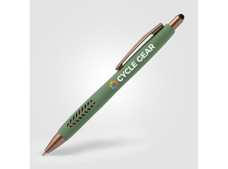 Avalon Stone Finish Kugelschreiber - m/Stylus Werbeartikel