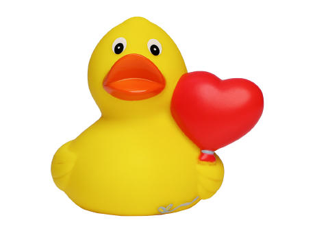 Quietsche-Ente Herzballon Werbeartikel