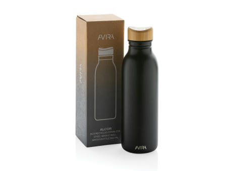 Avira Alcor 600ml Wasserflasche aus RCS rec. Stainless-Steel Werbeartikel