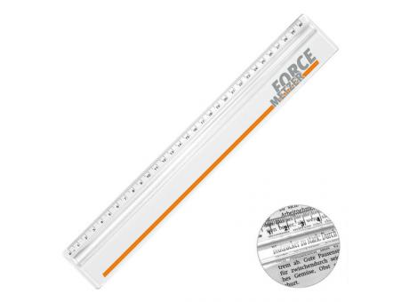 Lineal mit Zeilenlupe Werbeartikel