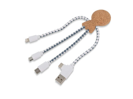 Xoopar Mr. Bio Cork Charging Cable bedrucken