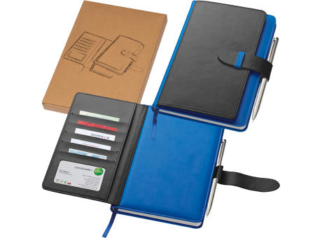 Product image A5 Notizbuch mit Visitenkartenmappe Werbeartikel