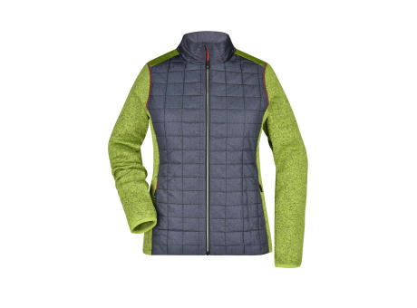 Product image Ladies' Knitted Hybrid Jacket - Strickfleecejacke im stylischen Materialmix Werbeartikel