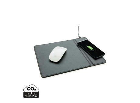 Product image Mousepad mit Wireless-5W-Charging Funktion Werbeartikel