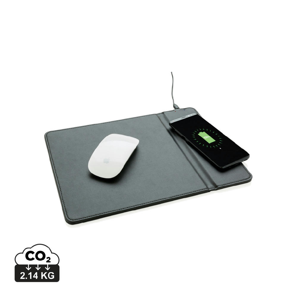 Product image Mousepad mit Wireless-5W-Charging Funktion Werbeartikel