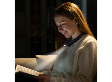 Wiederaufladbare, freihändige Nackentaschenlampe Werbeartikel