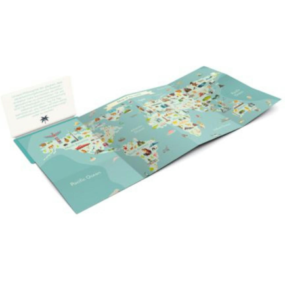 Faltplan Concept-Card Small Recycling Werbeartikel
