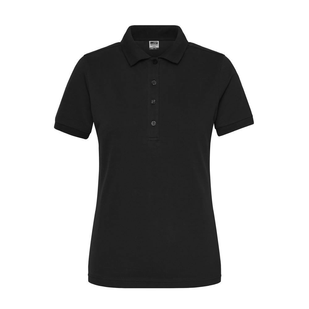 Product image Ladies' BIO Stretch-Polo Work - SOLID - - Polo aus weichem Elastic-Piqué Werbeartikel