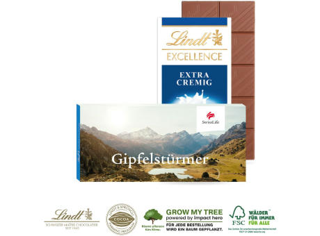 SCHOKOLADENTAFEL LINDT „EXCELLENCE” bedrucken