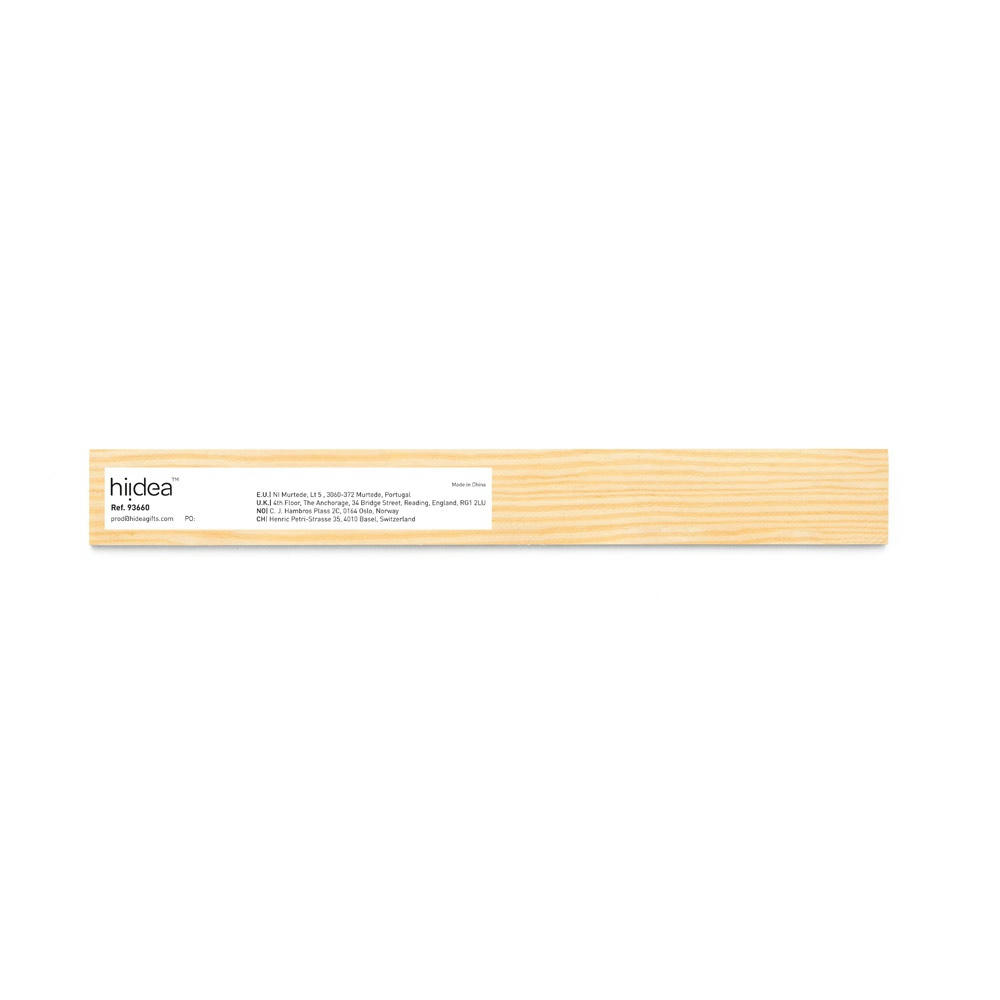 WESLEY 20. Lineal aus Kiefernholz mit 20 cm Skala Werbeartikel