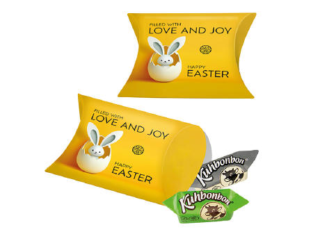 Promo-Kissenverpackung mit Kuhbonbons® Werbeartikel