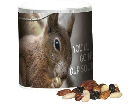 Product image Studentenfutter, ca. 50g, Pappdose Mini Werbeartikel