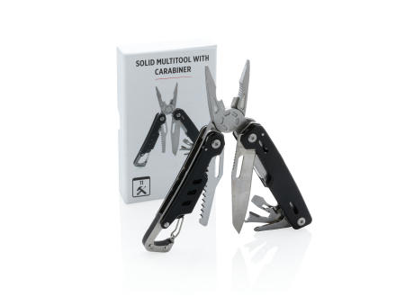Solid Multitool mit Karabiner Werbeartikel